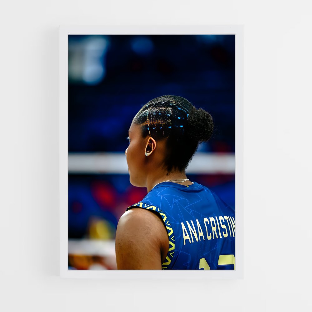 Poster Ana de cristina – affiche Volleyball (vue 3)